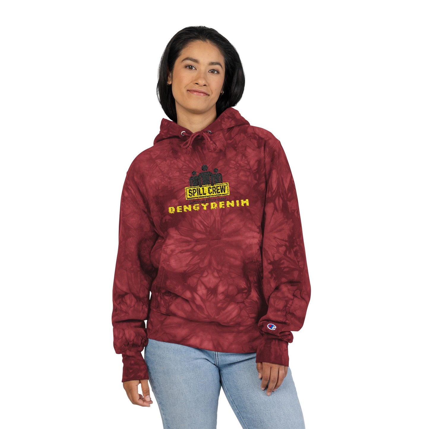 “Spill Crew” Unisex Tie-Dye Hoodie