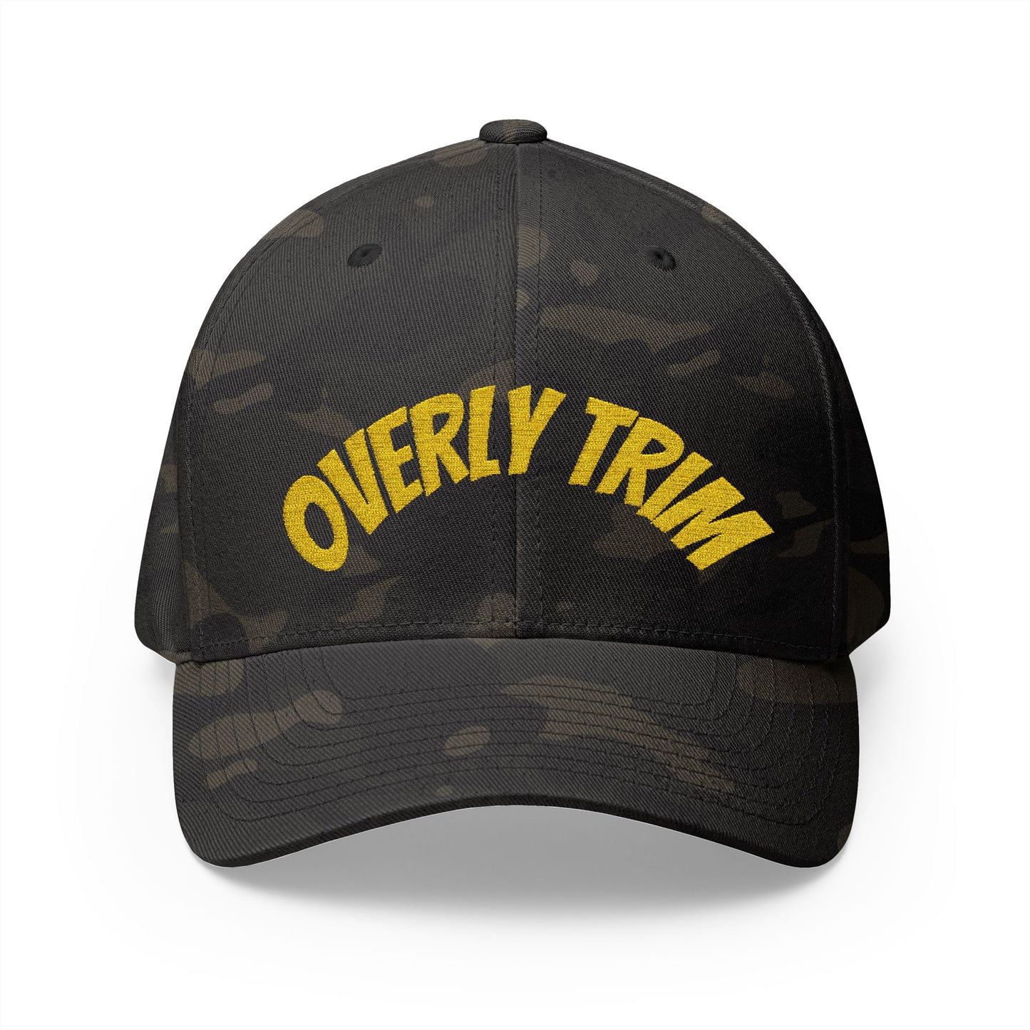 “OVERLY TRIM” Camo Embroidered Cap