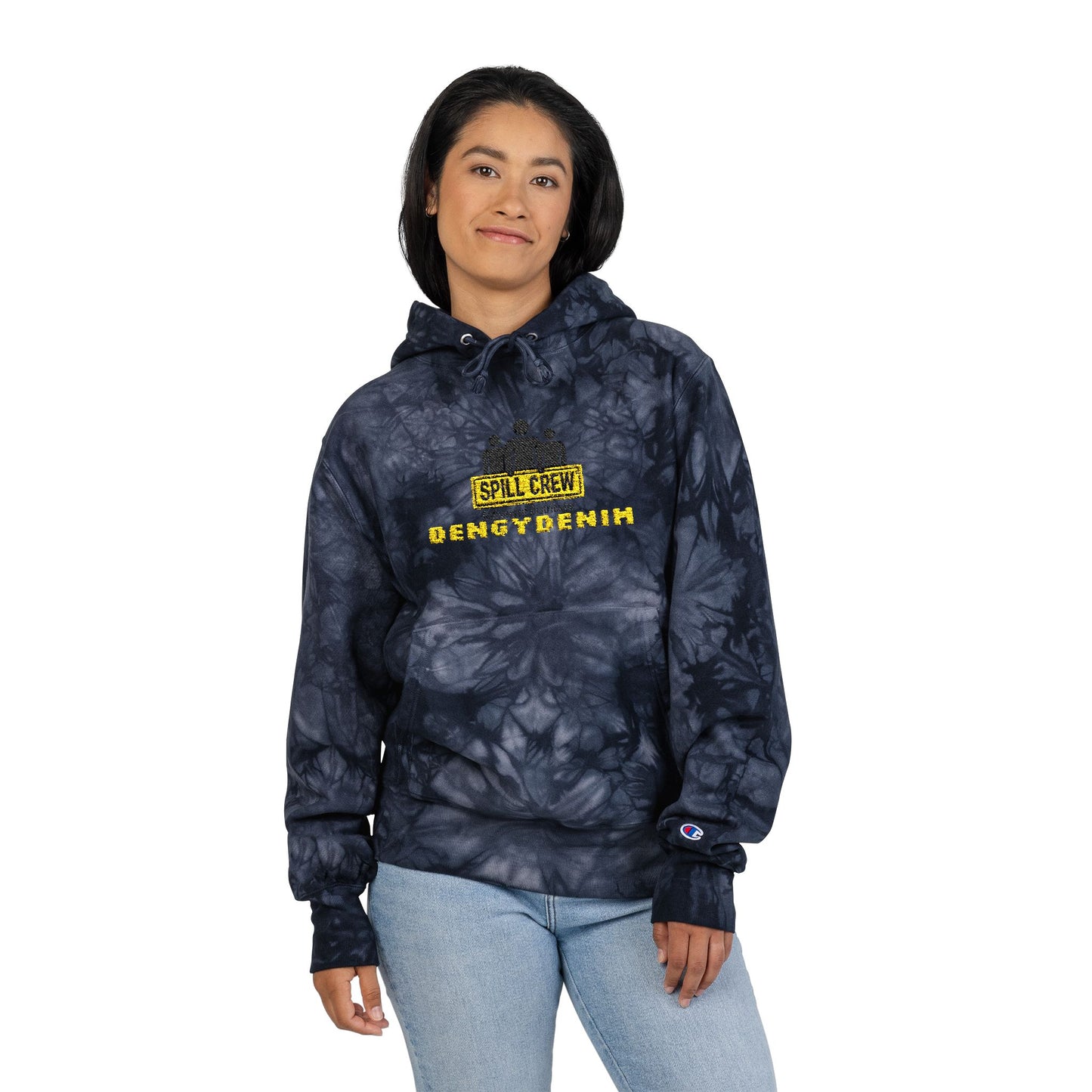 “Spill Crew” Unisex Tie-Dye Hoodie