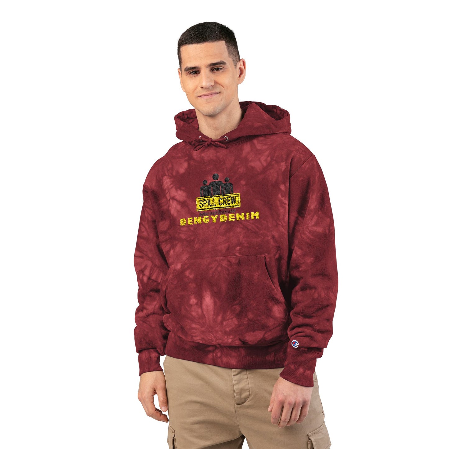 “Spill Crew” Unisex Tie-Dye Hoodie