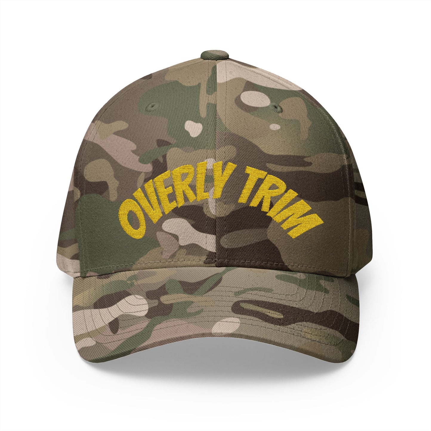 “OVERLY TRIM” Camo Embroidered Cap