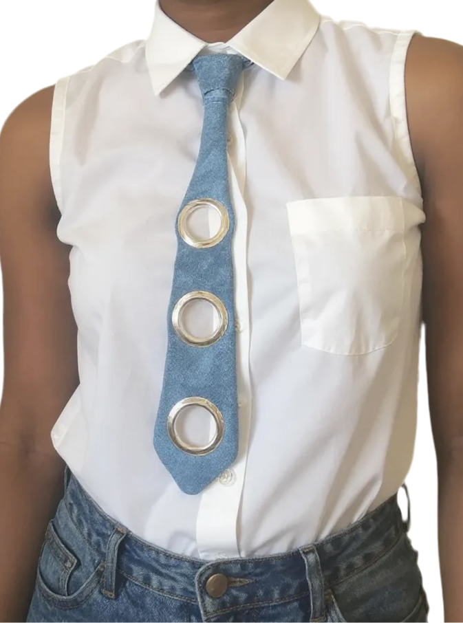 “Holy Moley” Denim Tie