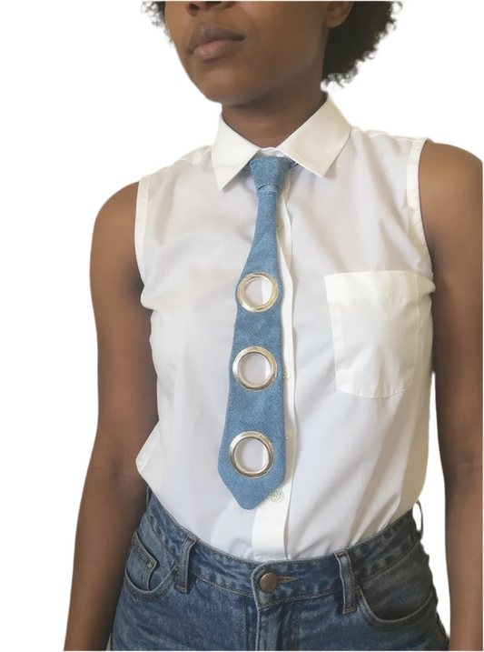 “Holy Moley” Denim Tie